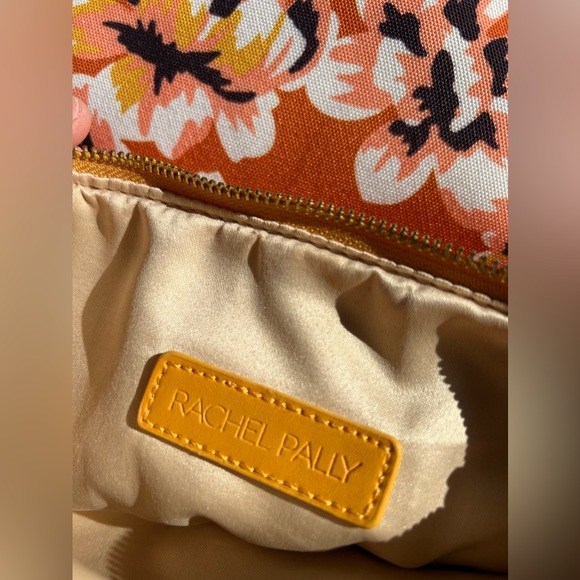 Rachel Pally Orange Blossom Reversable Vegan Zippered Clutch Purse - Picture 5 of 5